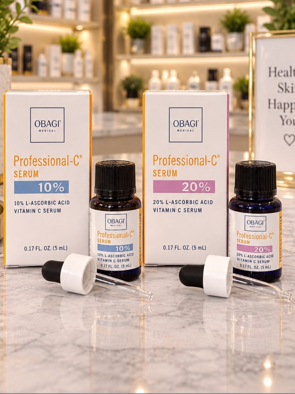 Obagi Professional-C Vitamin C Serum 10% & 20% Mini 5mL Set – New